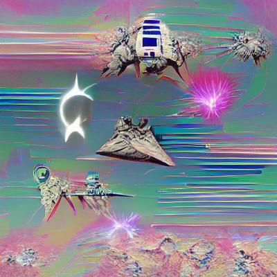 A Star Wars Inspired AI Image