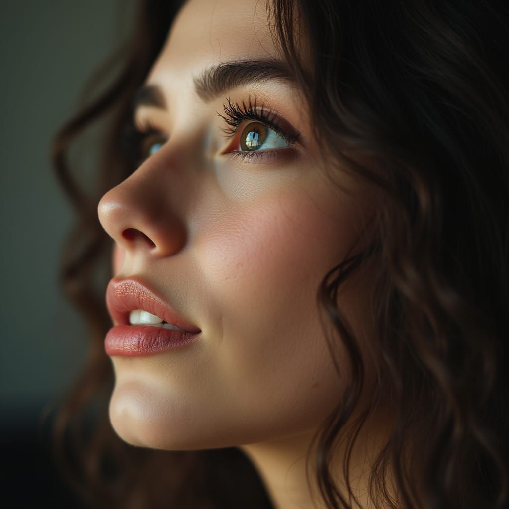 Enchanted Woman in a Dreamlike State