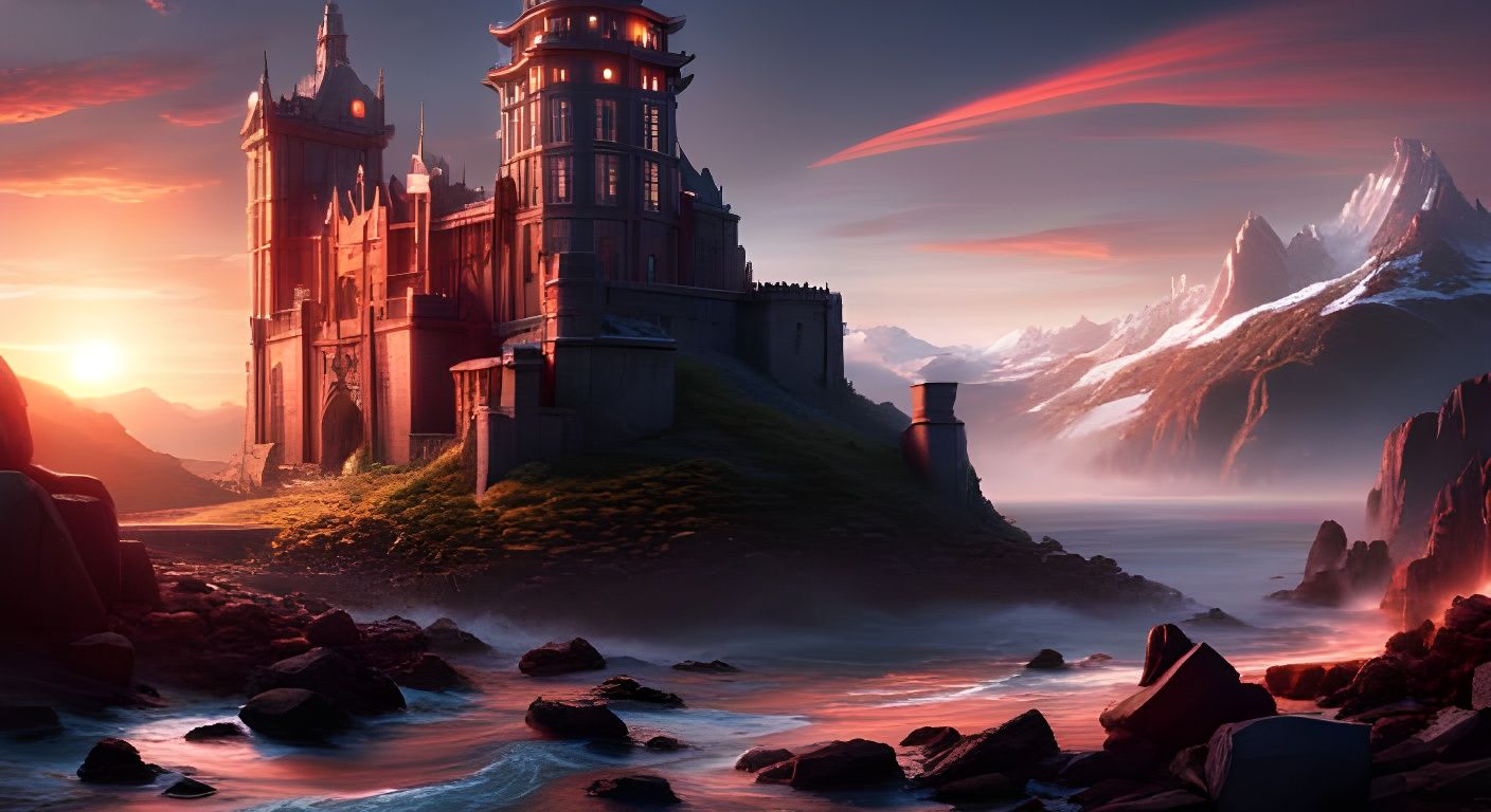 Ethereal Ghost in the Machine: Digital Matte Painting