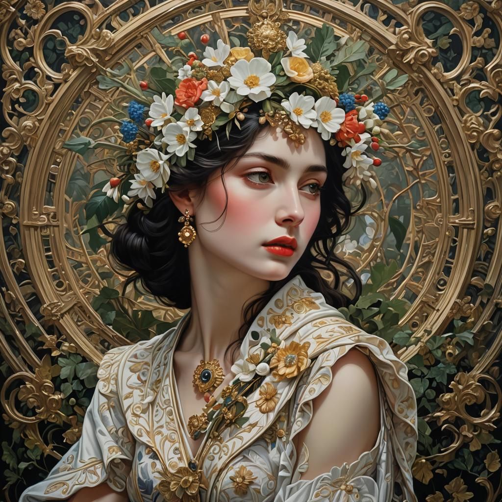 Abstract Geometric Composition in Red, White, and Black