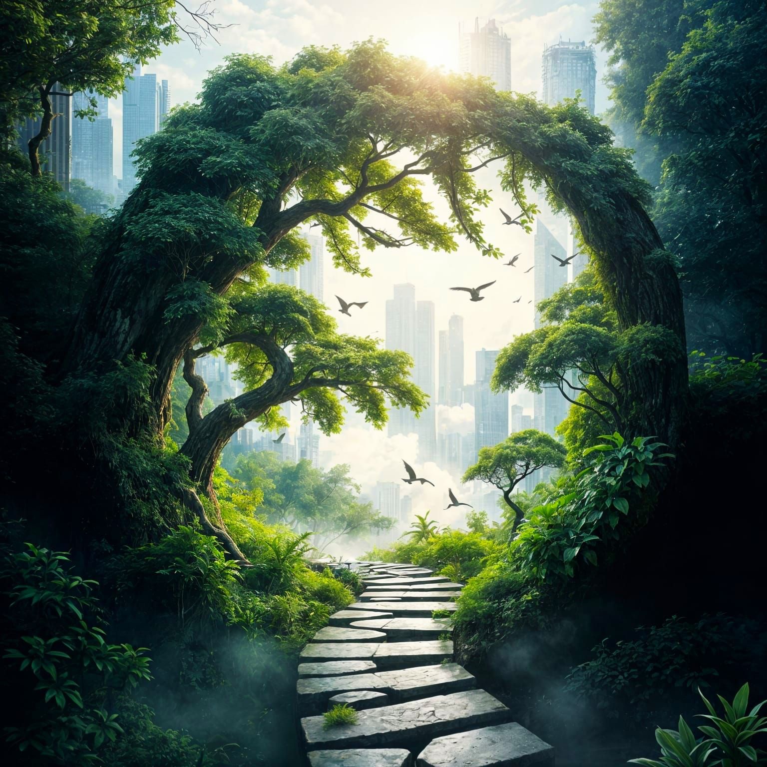 Ethereal Urban Harmony