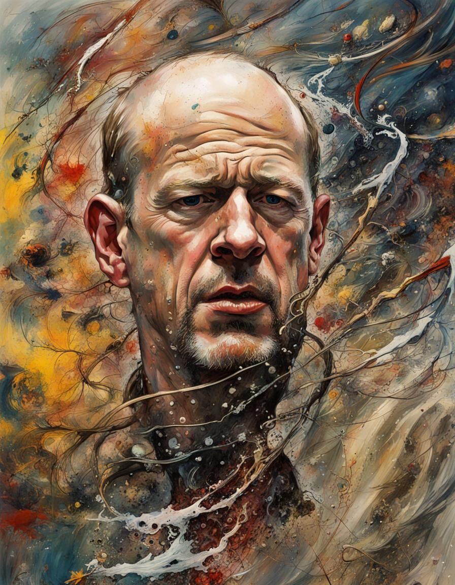 Jackson Pollock In A Spin