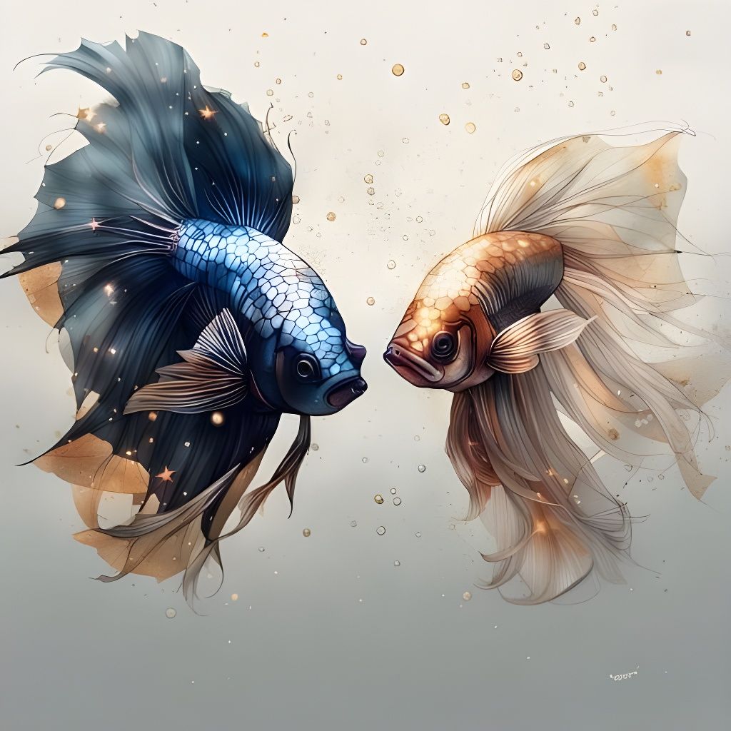 Abstract Image of Colors Blending