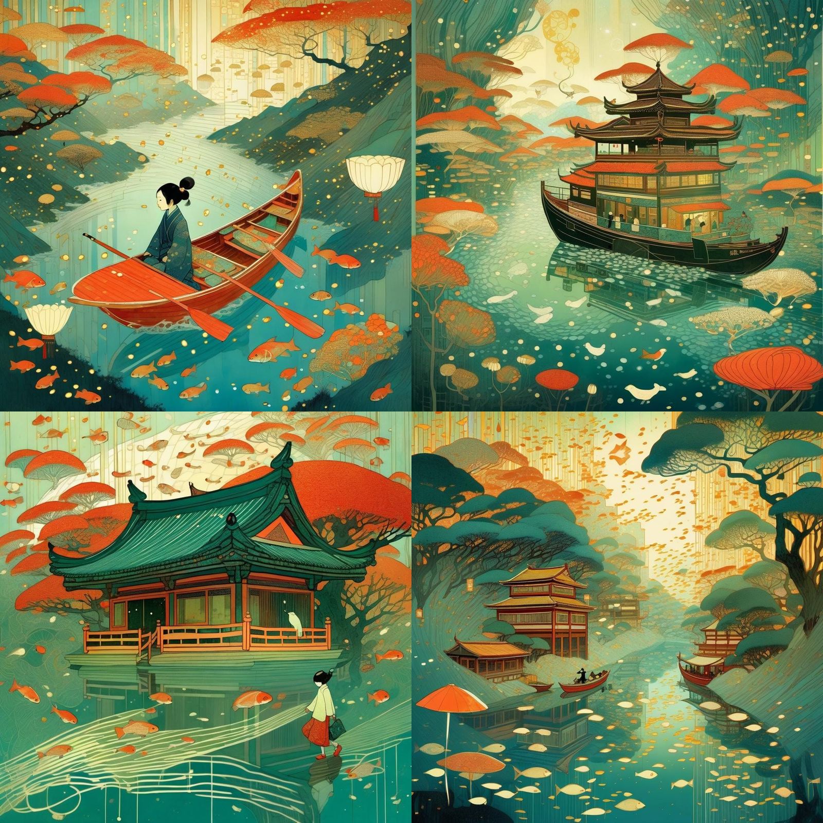 Fantastical Illustration in Contemporary Style