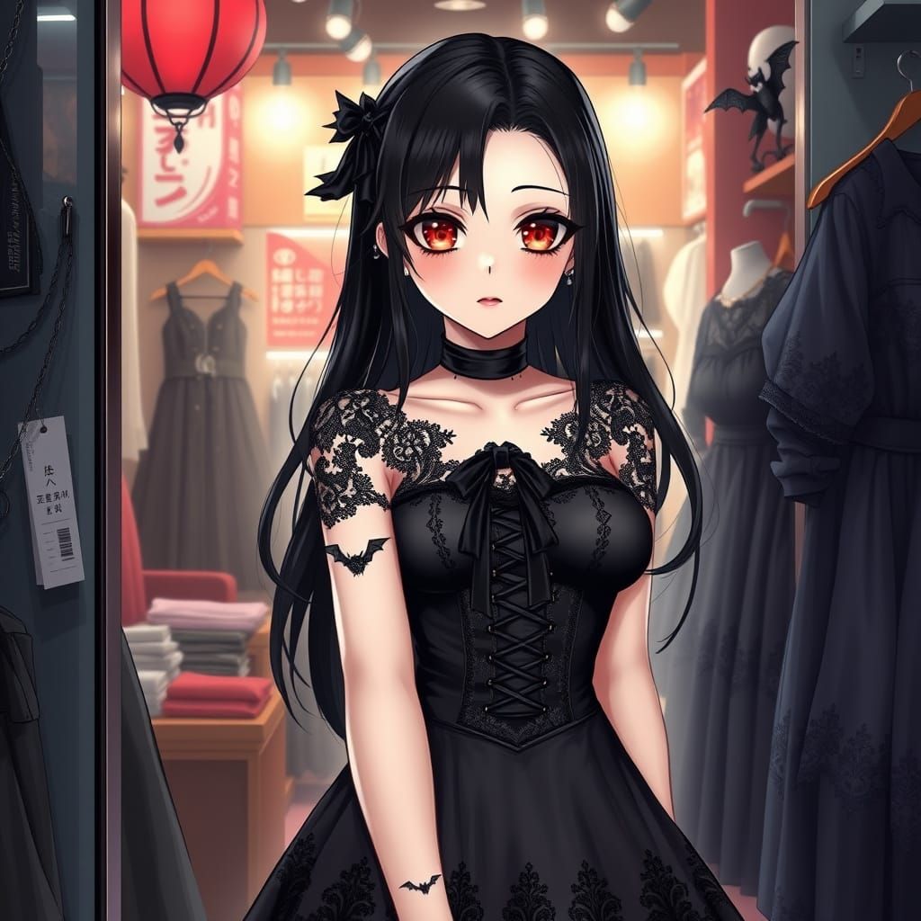 Gothic Fashionista in Shibuya