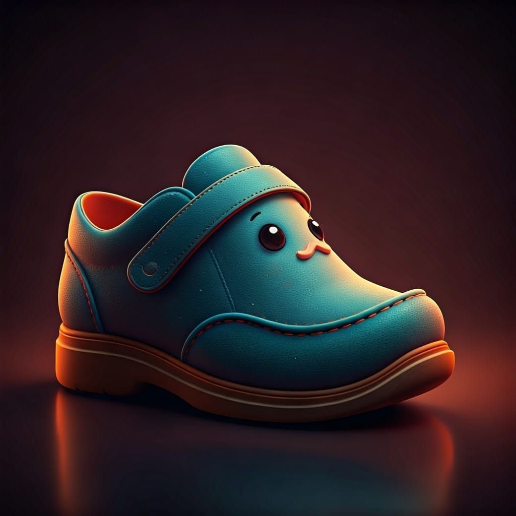 Hyper-Realistic 3D Shoes with a Sweet, Endearing Face