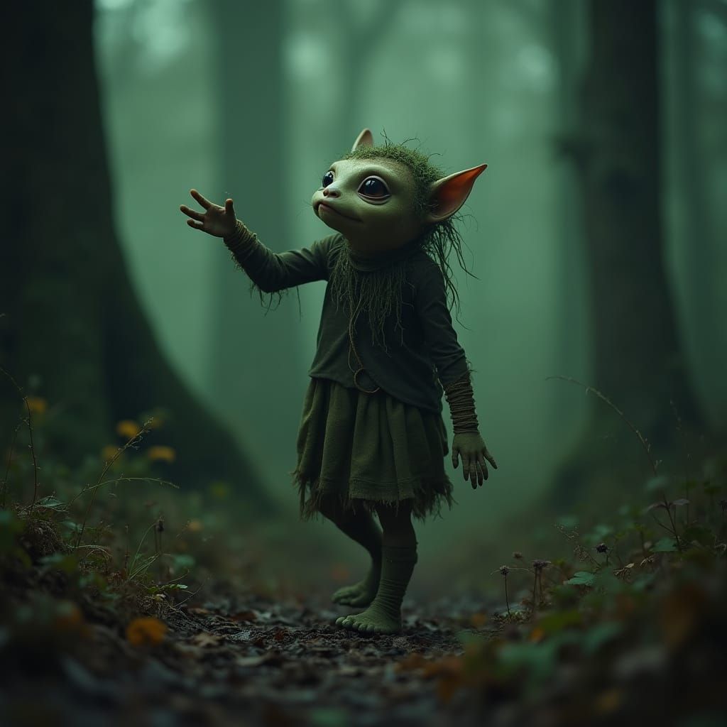 Mysterious Douen Beckons in Twilight Forest