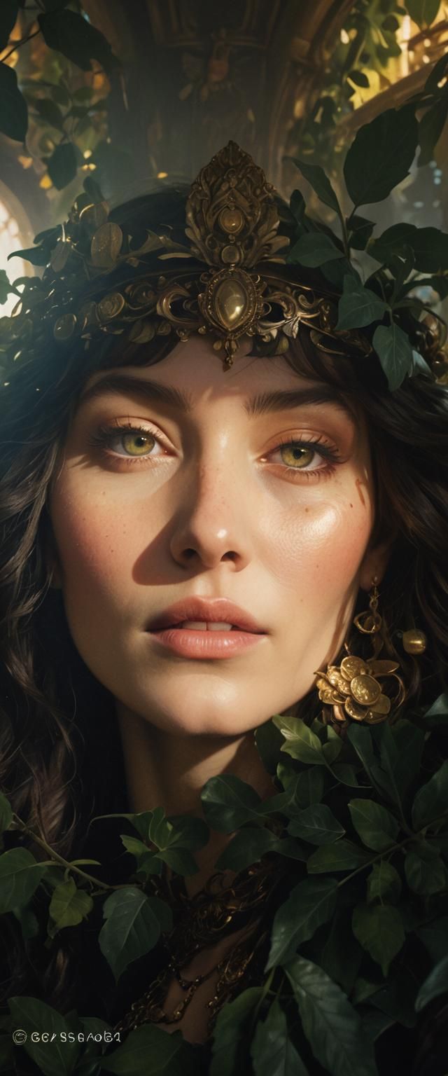 Baroque Queen of Coins in Fantasy Setting