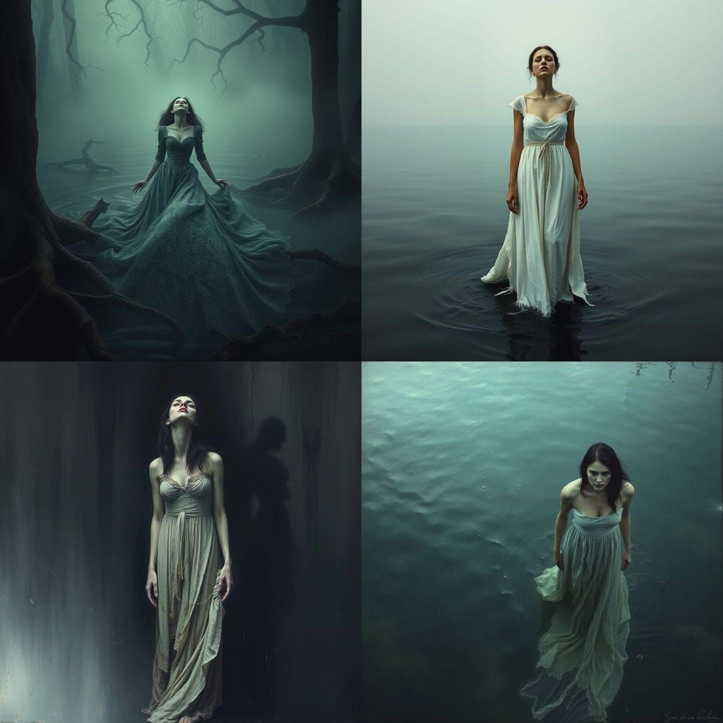 Sorrowful Women Drowning in a Sea of Silence