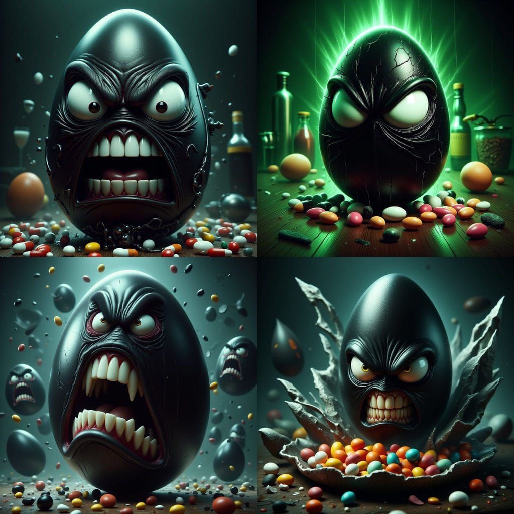 Surreal Matrix Scene with a Stoned Morpheus