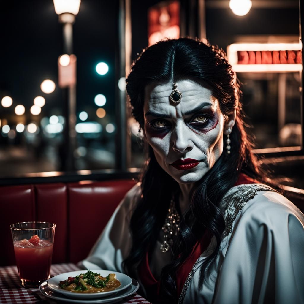 Mexican Dracula at Midnight Diner Portrait
