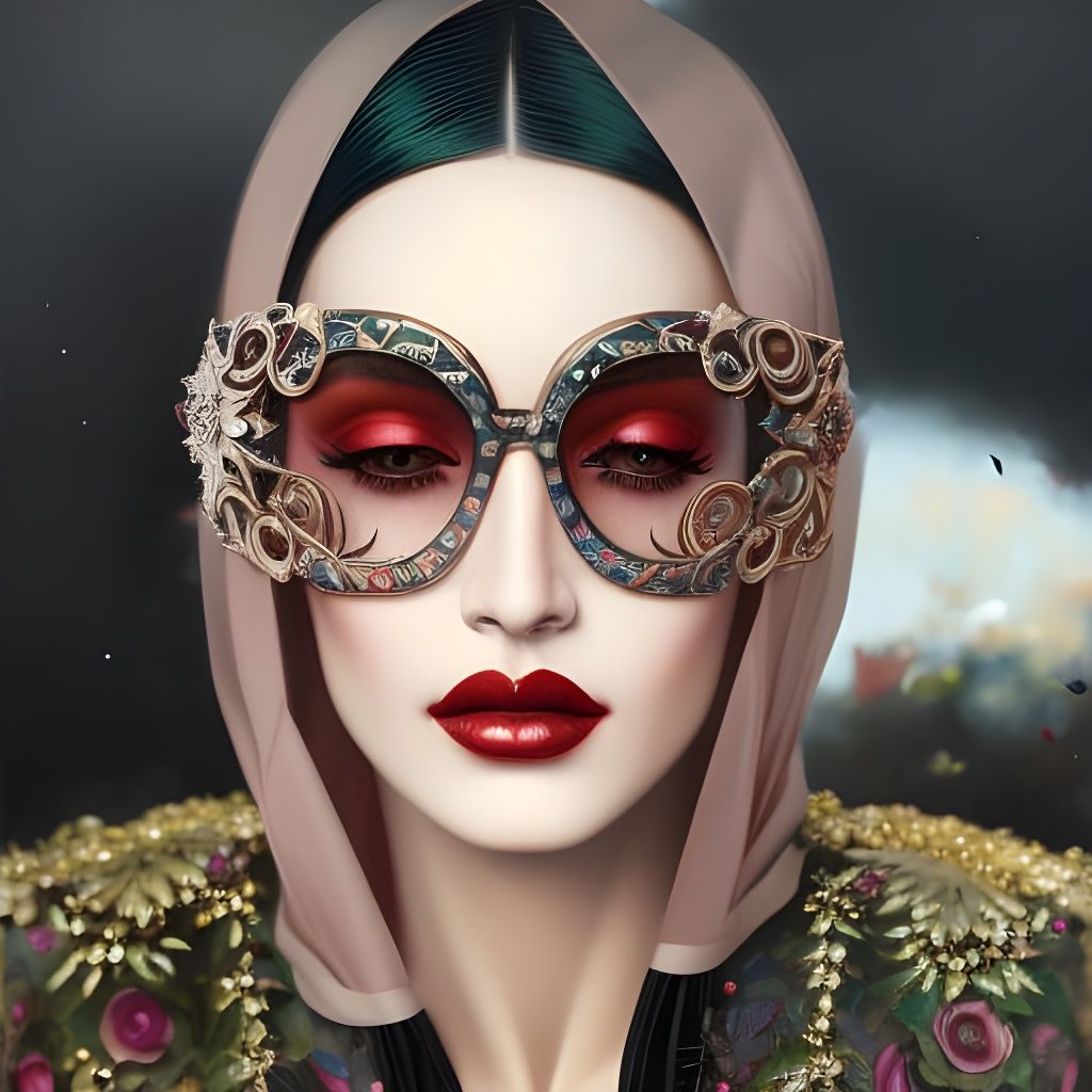 Beautiful Woman with Voluminous Hair: Hyperdetailed Fantasy ...