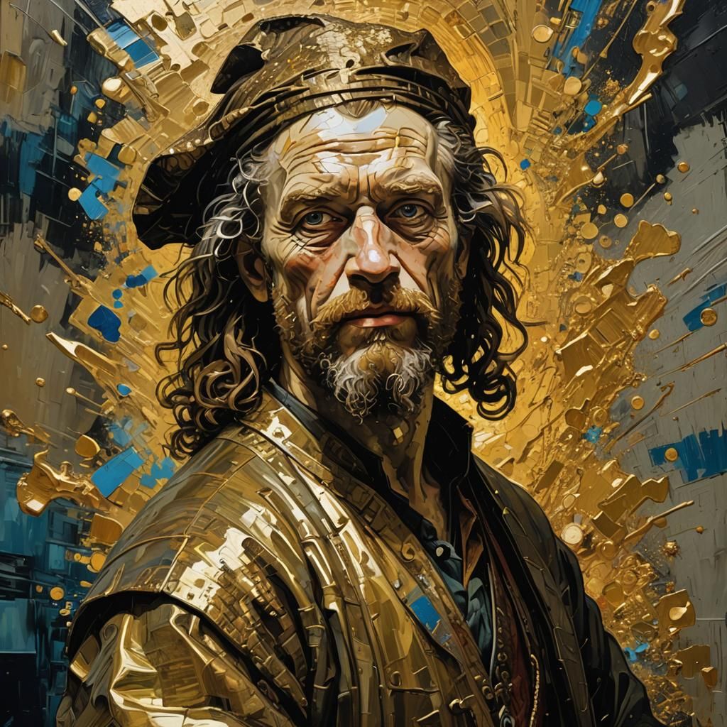 Sin City Portrait in Style of Old Masters