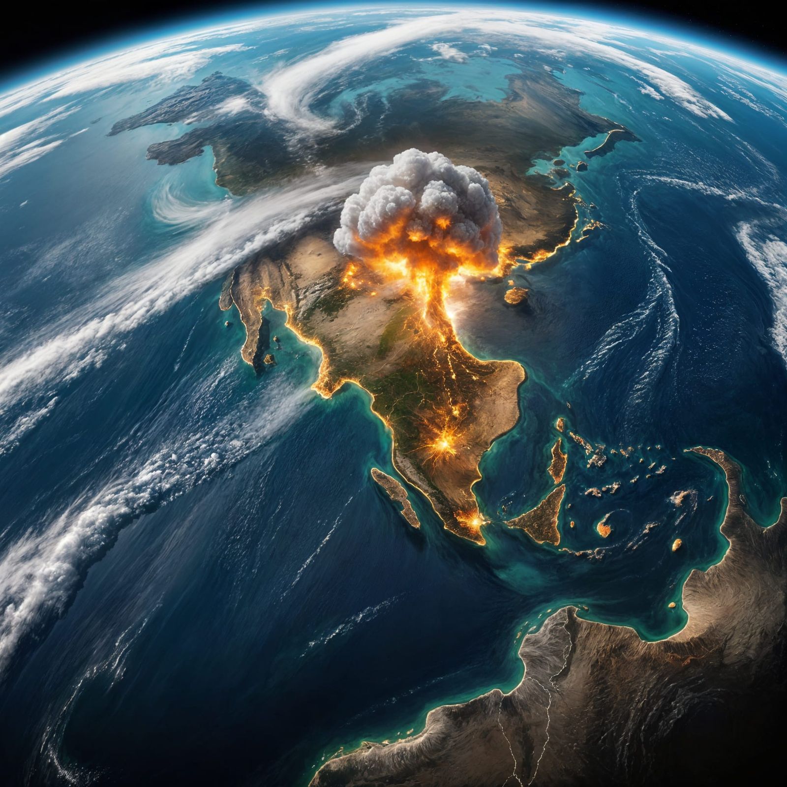 Nuclear Holocaust: Earth from Space