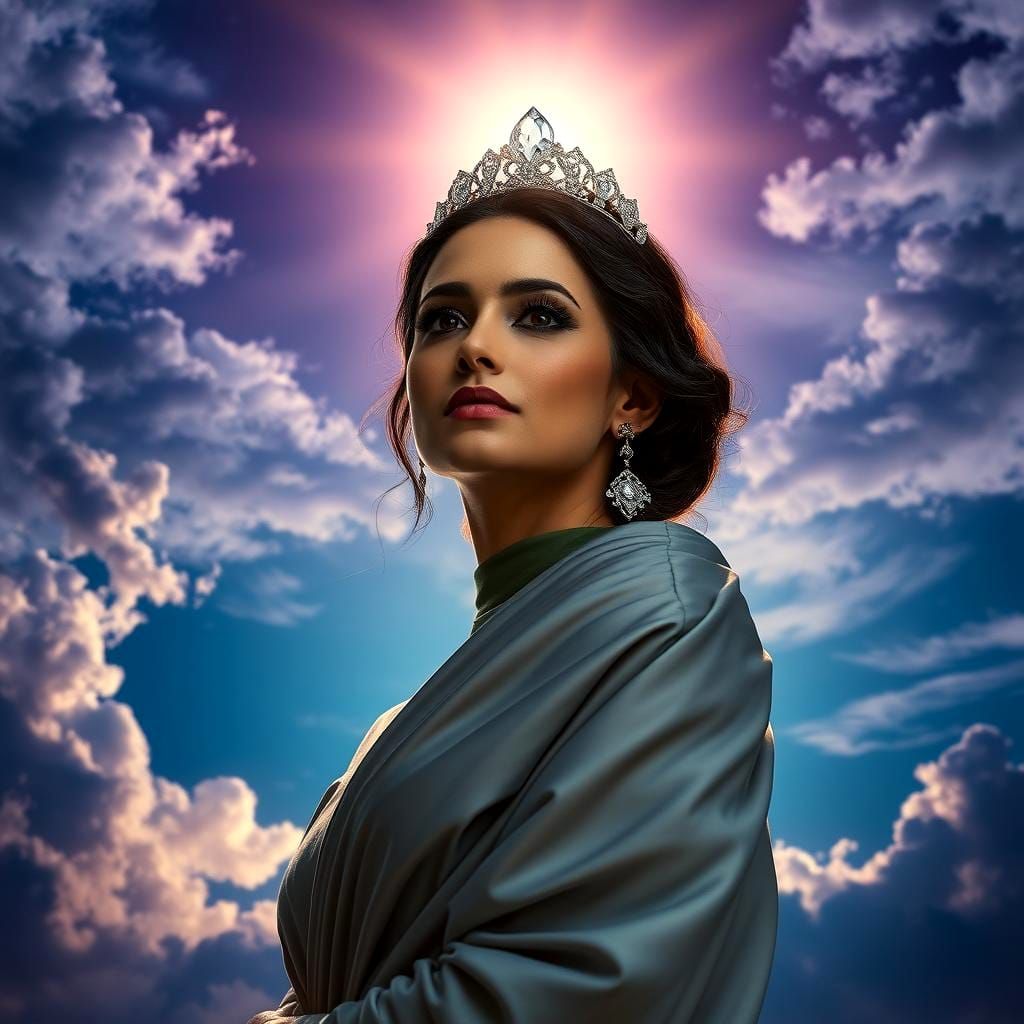 Diamond Woman: Hyperrealistic Cinematic Portrait