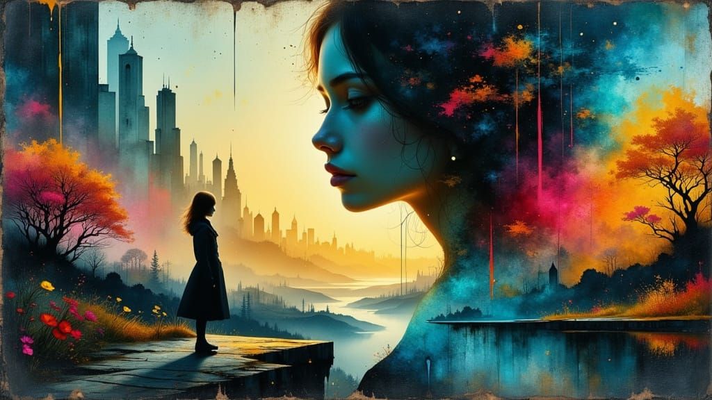 Worlds Collide: Impasto Painting of Parallel Universes