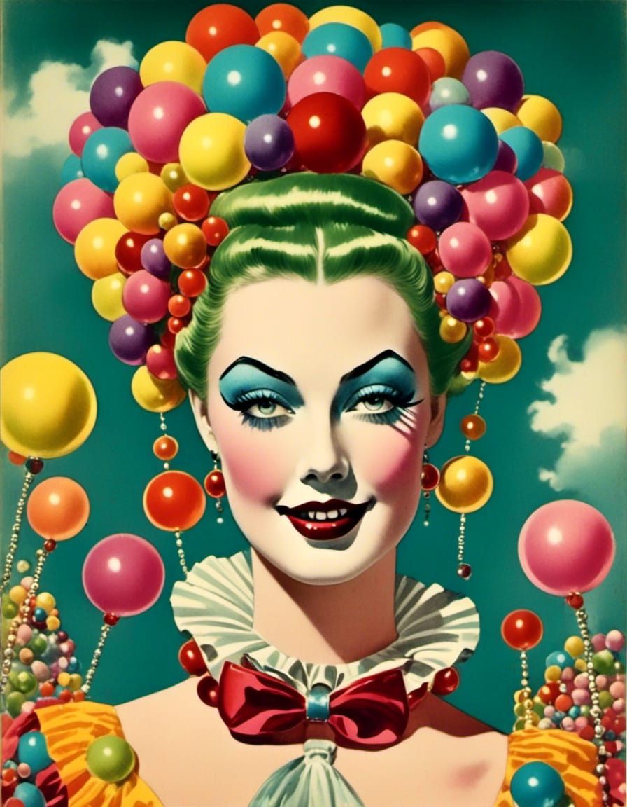 Colorful Pop Surrealist April Fool's Illustration