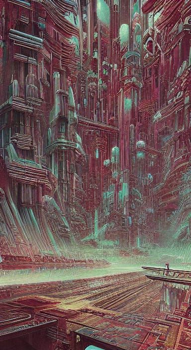 cyberspace, sci fi, Concept Art, painted by Yoshitoshi ABe, Water Color,, beautiful, harmonic, masterpiece, ultra detail...