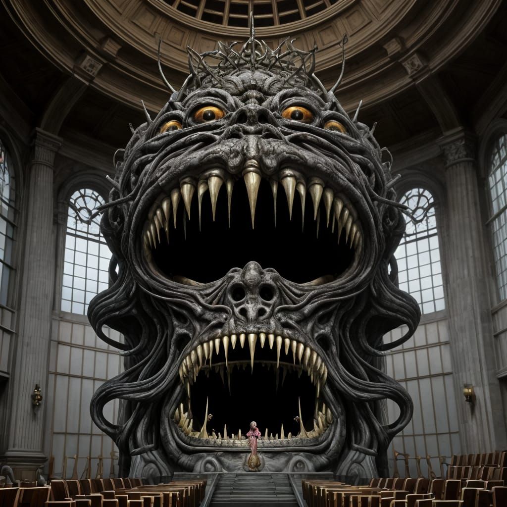 Eldritch Bureaucratic Entity Entwines Parliament in Surreal...