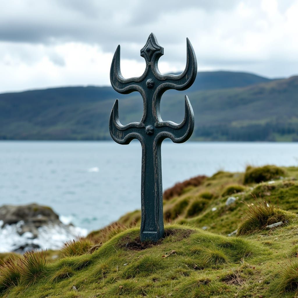 Viking Rune in Ancient Script