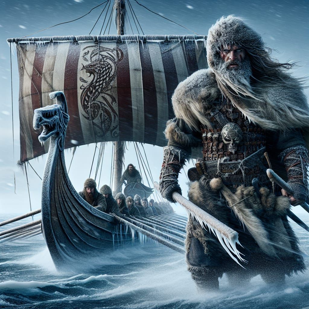 Multicultural Viking Clan Braves Winter Tempest
