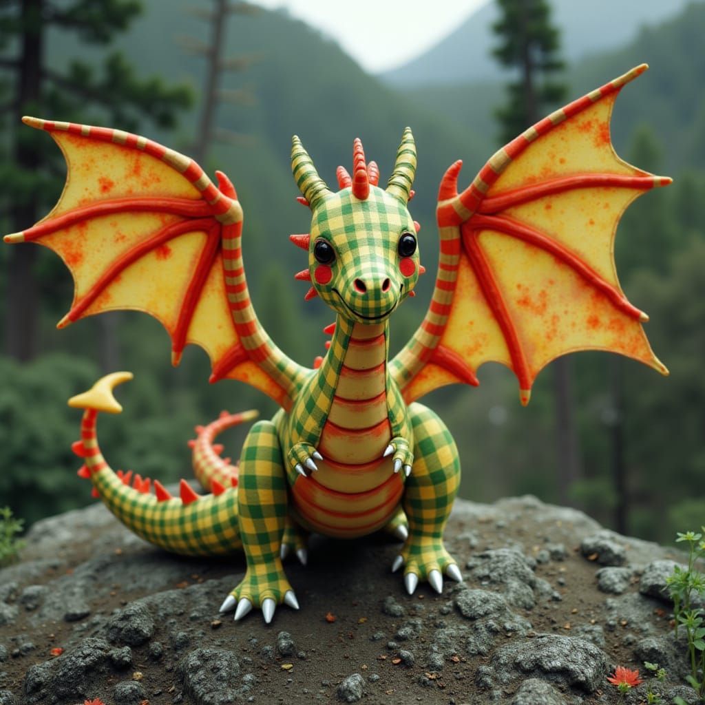 Majestic Dragon with Glorious Wings, Cinematic Masterpiece