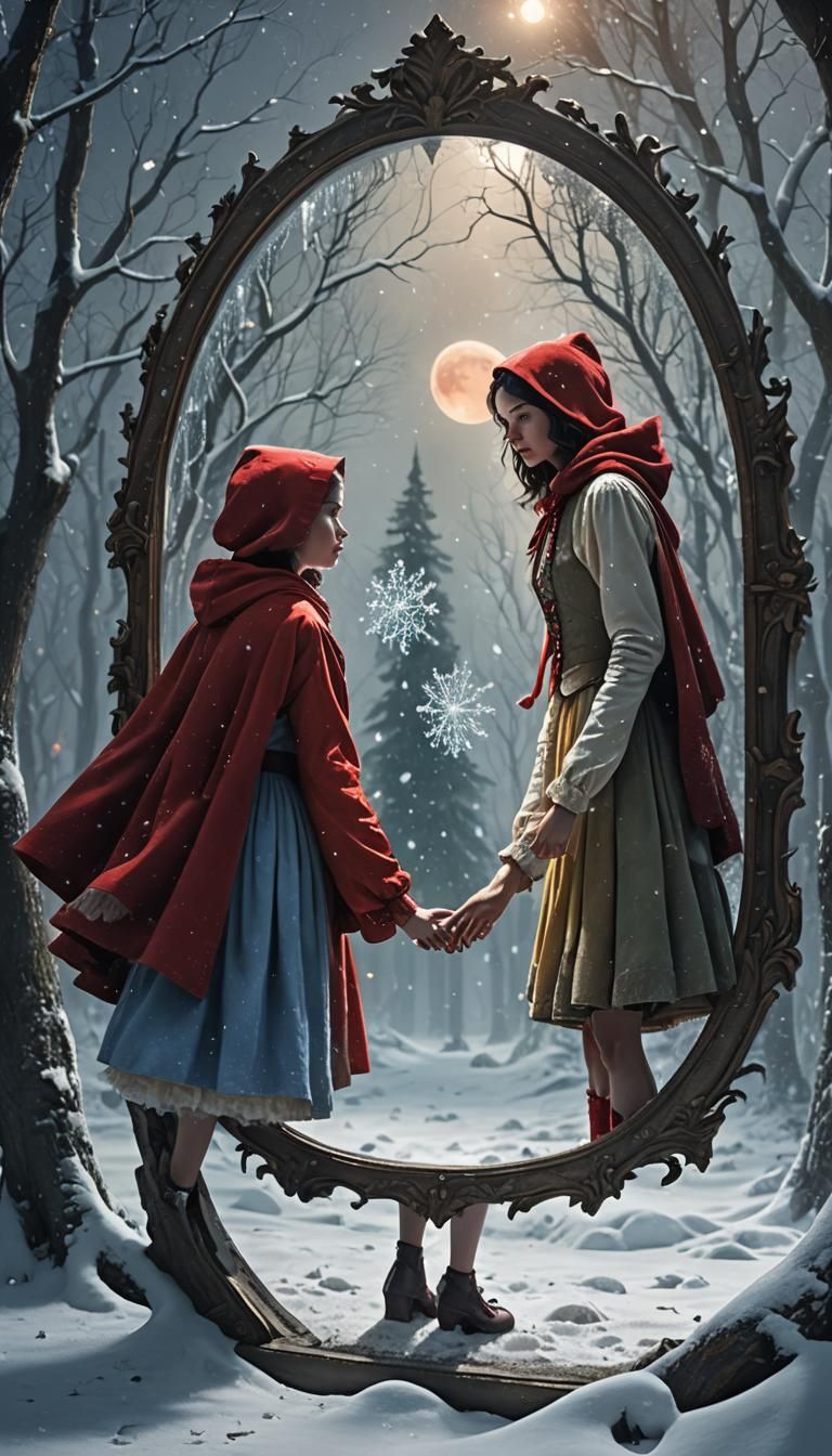 Enchanted Mirror: Little Red Riding Hood and Snow White