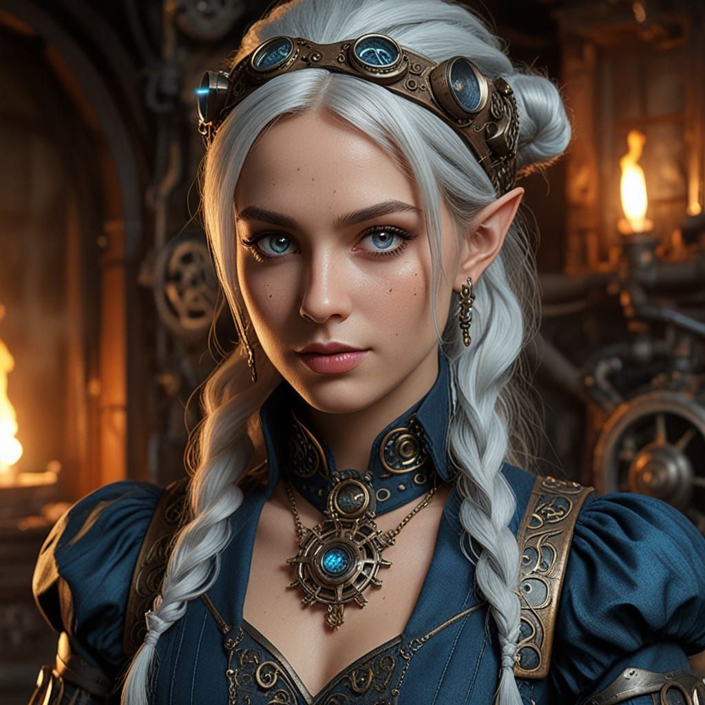 Arcanum: Of Steamworks and Magick Obscura - Elf Technophobe