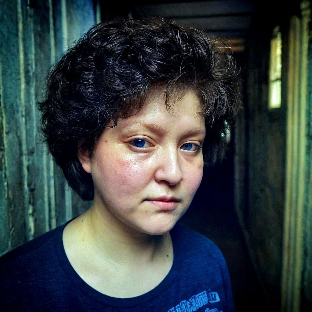 Emo Portrait Inspired by Nancy Drew