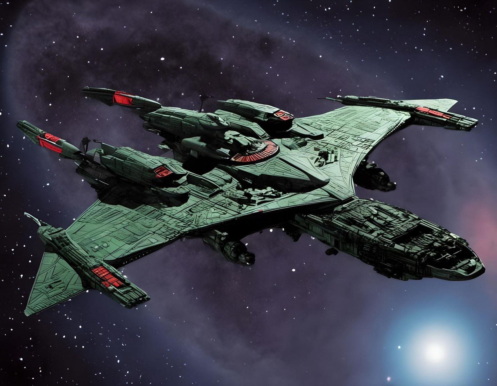 Klingon Bird of Prey Vulture Ship