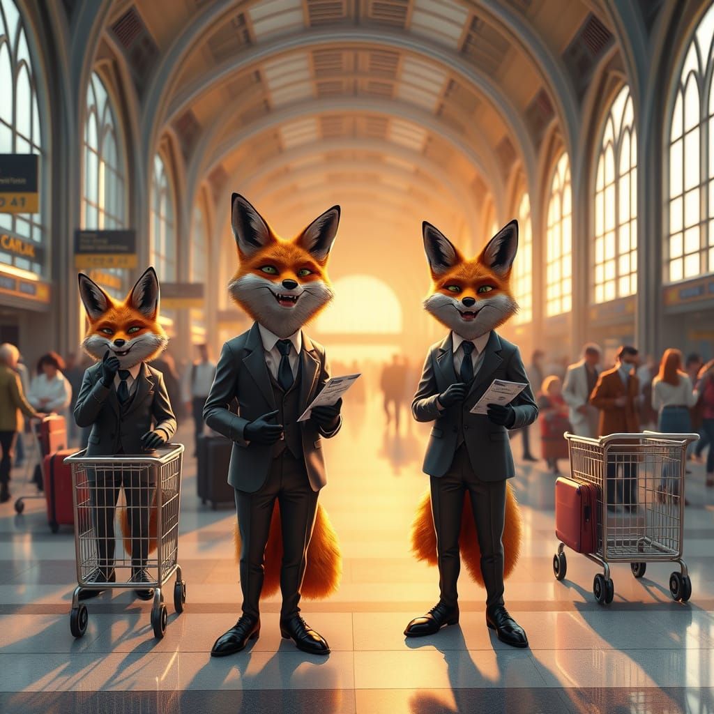 Formal Foxes Shine in Airport Charity Event