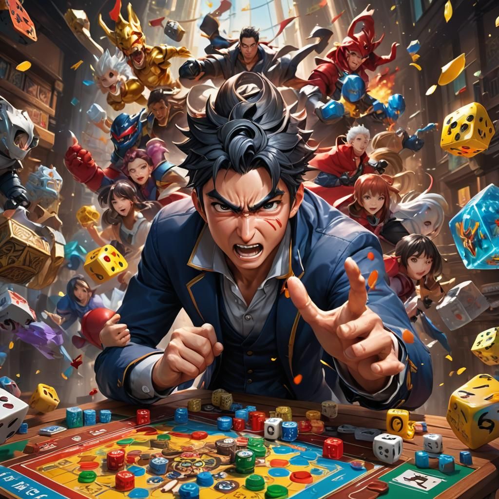 Hyperrealistic Don't Be Angry Man Game Art