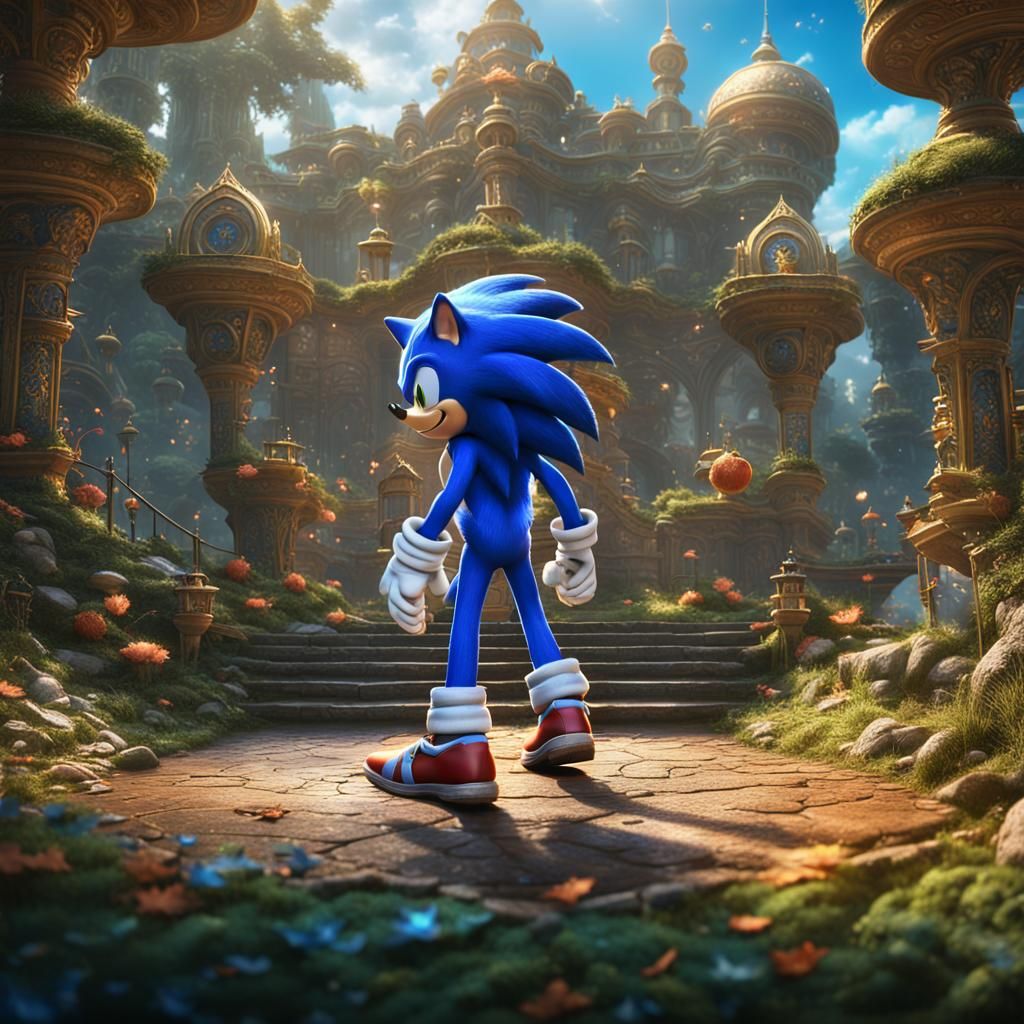 Sonic The Hedgehog: Detailed Fantasy Concept Art