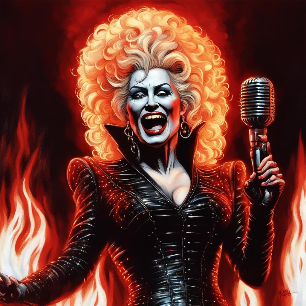 Dolly Parton Pinhead: Hellraiser Concept Art