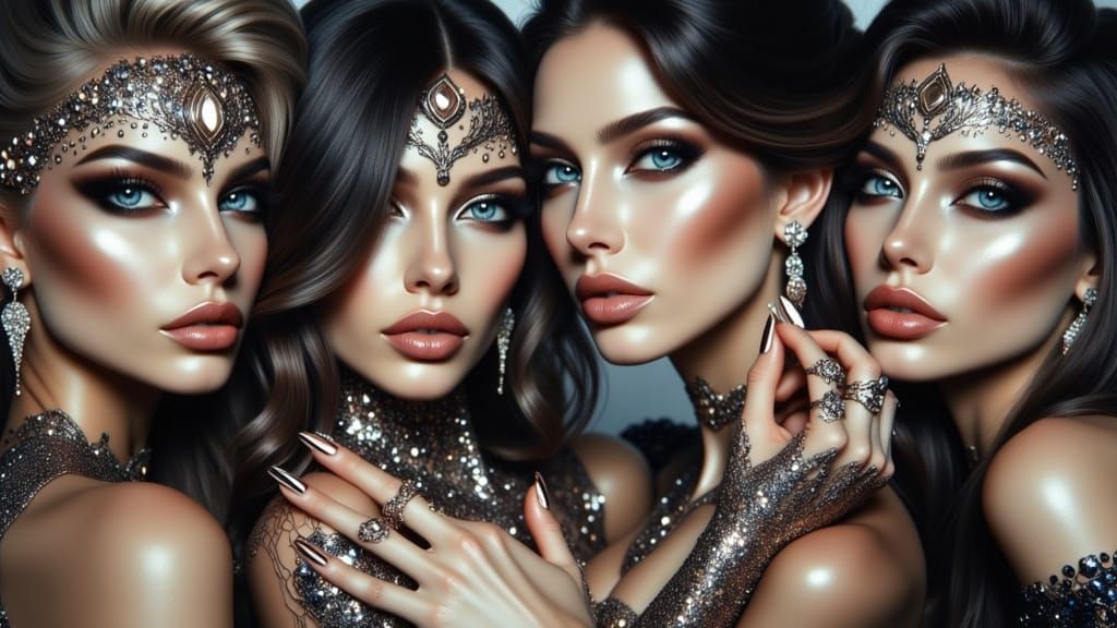 Iridescent Dance in Crystal Light