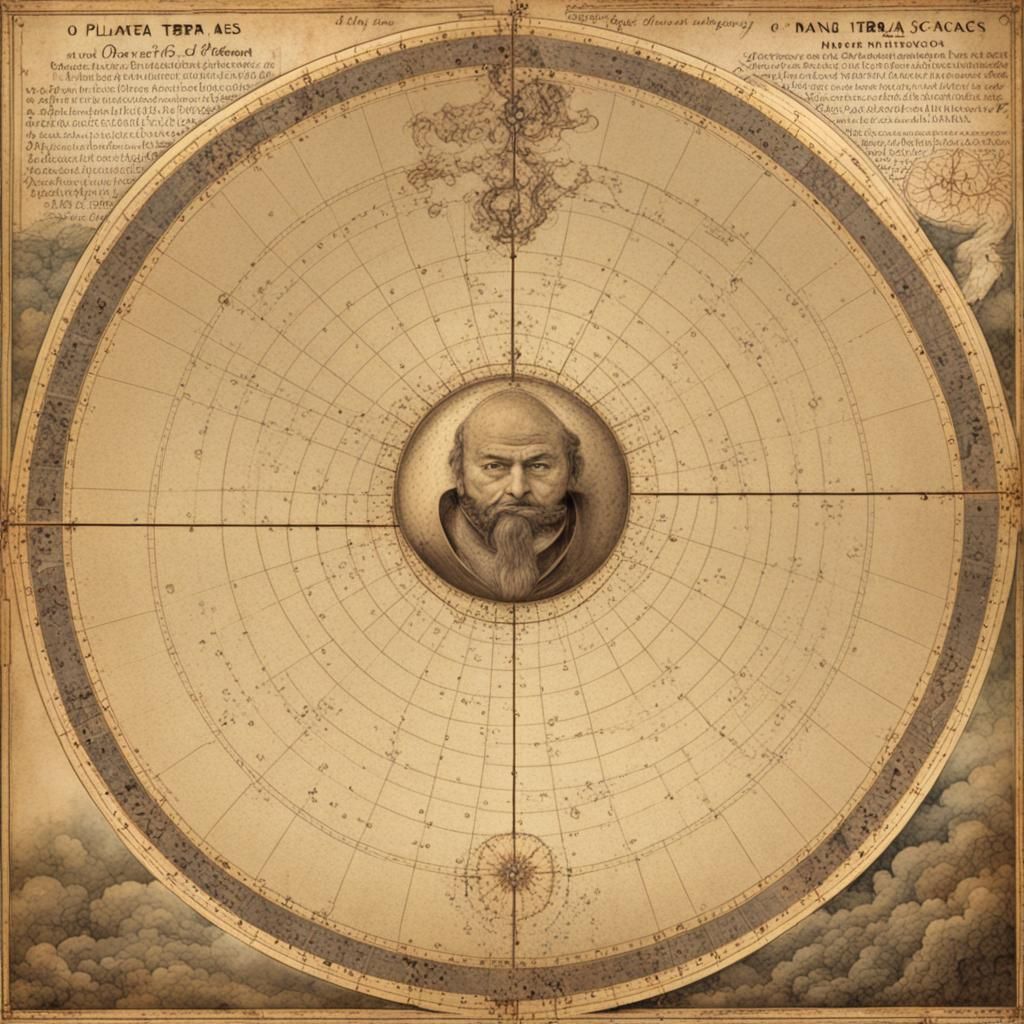 Earth with Ascended Masters in Dark Fantasy Style