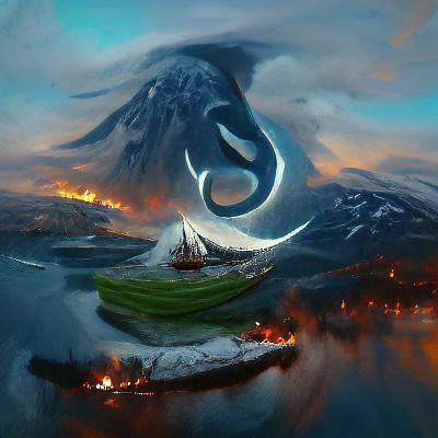 The Nauglamír with Silmaril, ArtStation Style