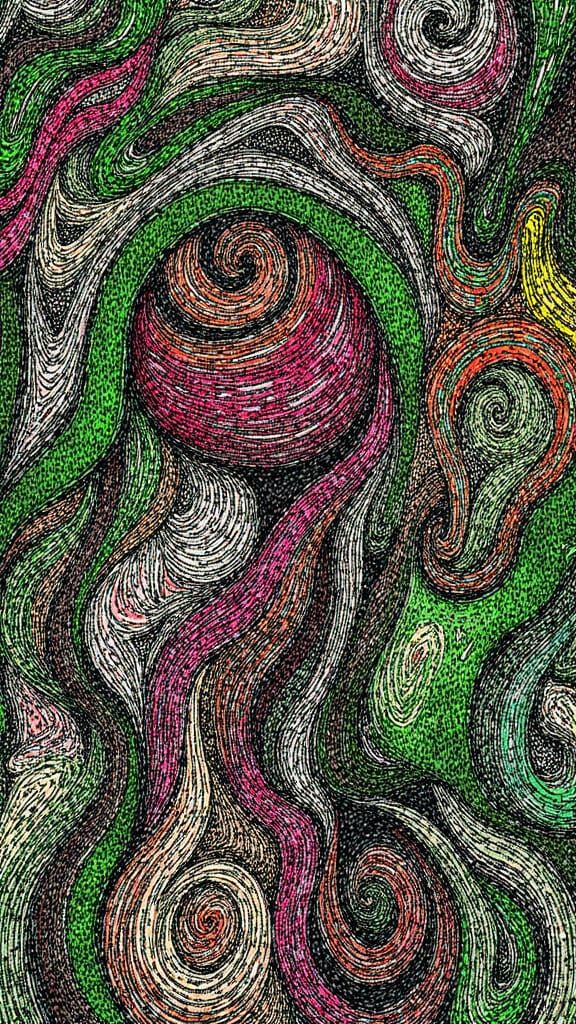 Dynamic Vortex in Vibrant Colors