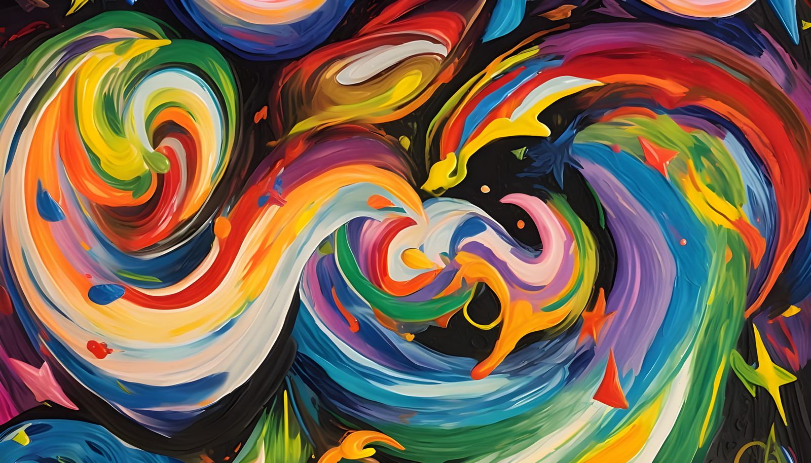 Vivid Helical Vortex Maelstroms of Paint and Plasma