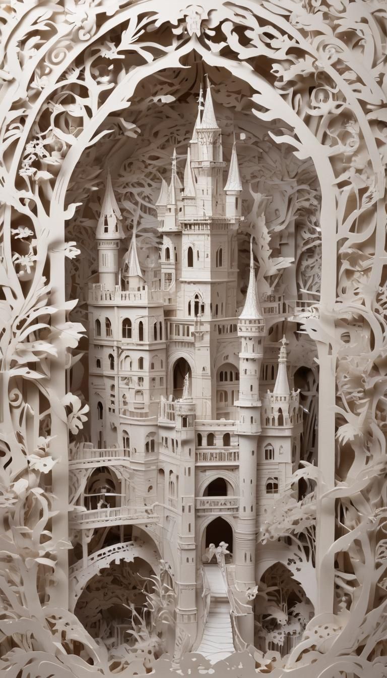 Majestic Kirigami Popup Book: Knight vs Dragon