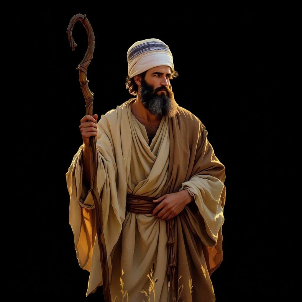 Jewish Shepherd in Ancient Style