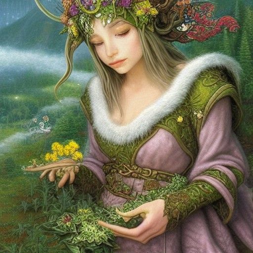 A kined girl fairy