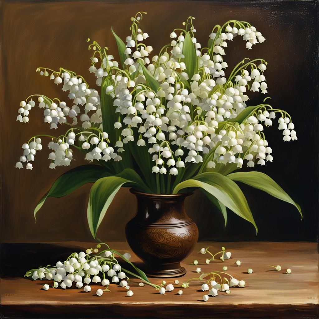 Lilies of the Valley Still Life
