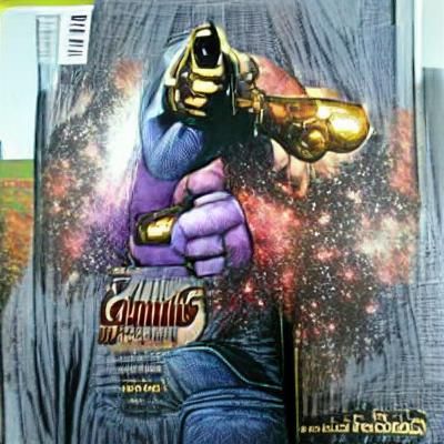 Gunslinger Thanos: Marvel Villain in Western Style