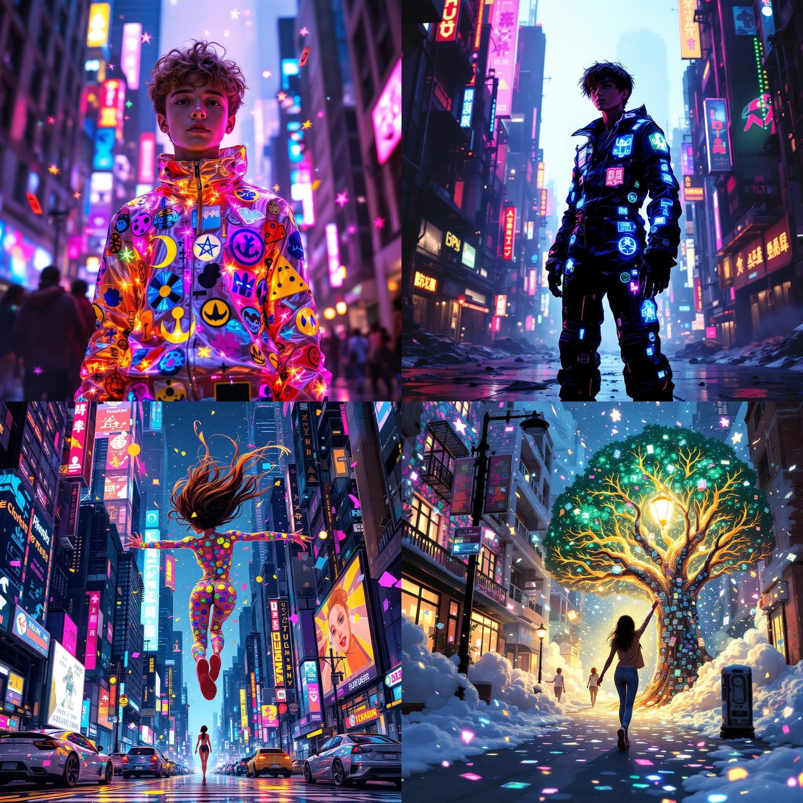 Stickerpunk Society: Glowing Stickers Alter Reality