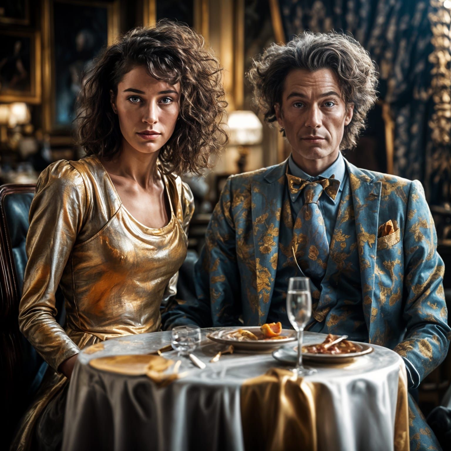 Art History Characters Step Out: Photorealistic Close-Ups