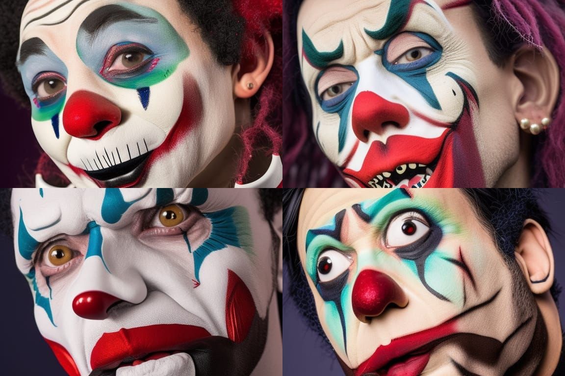 Creepy Clown Crying