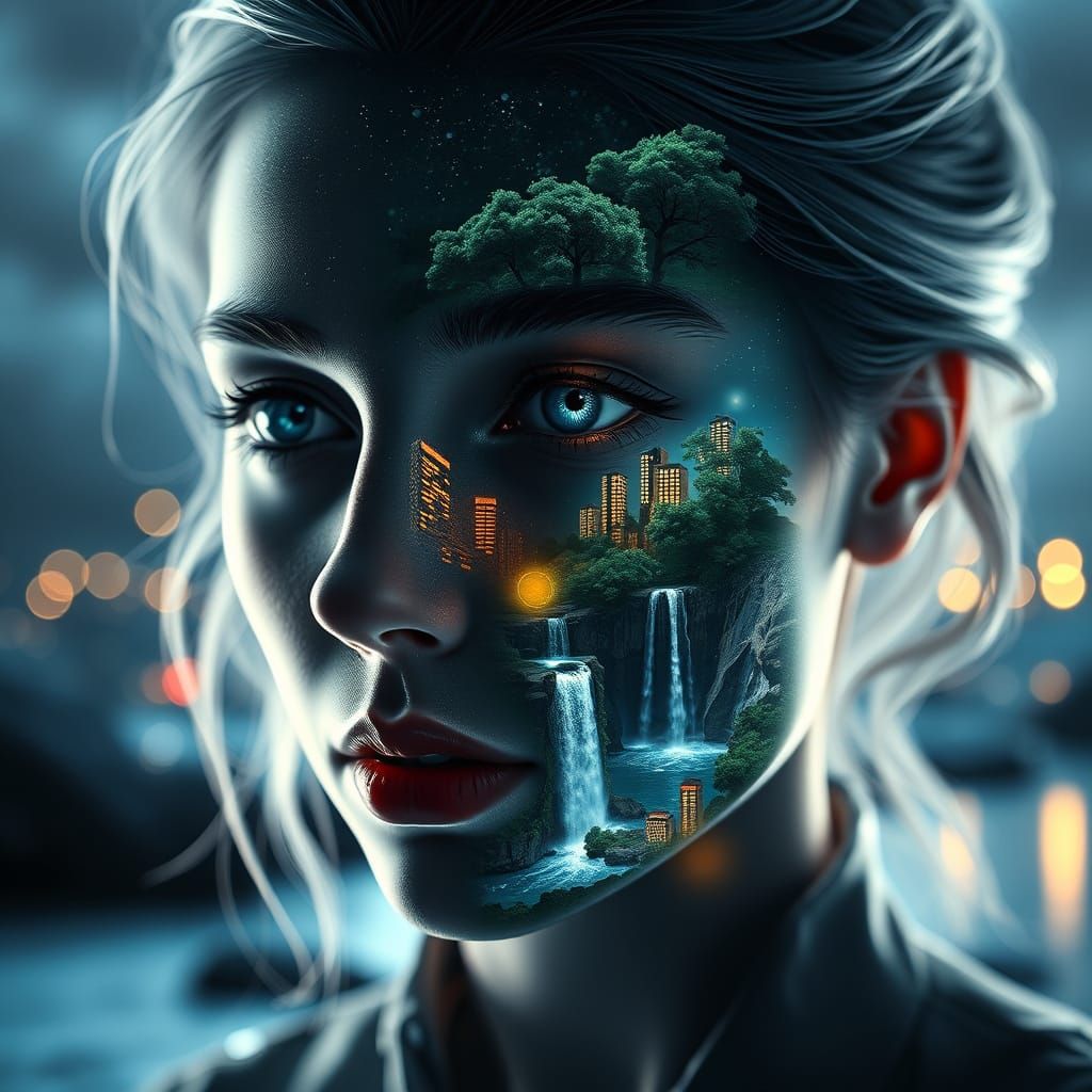 "Un rostro humano fascinante y encantador, con rasgos llamativos y magnéticos, que cautiva al espectador con una mirada ...