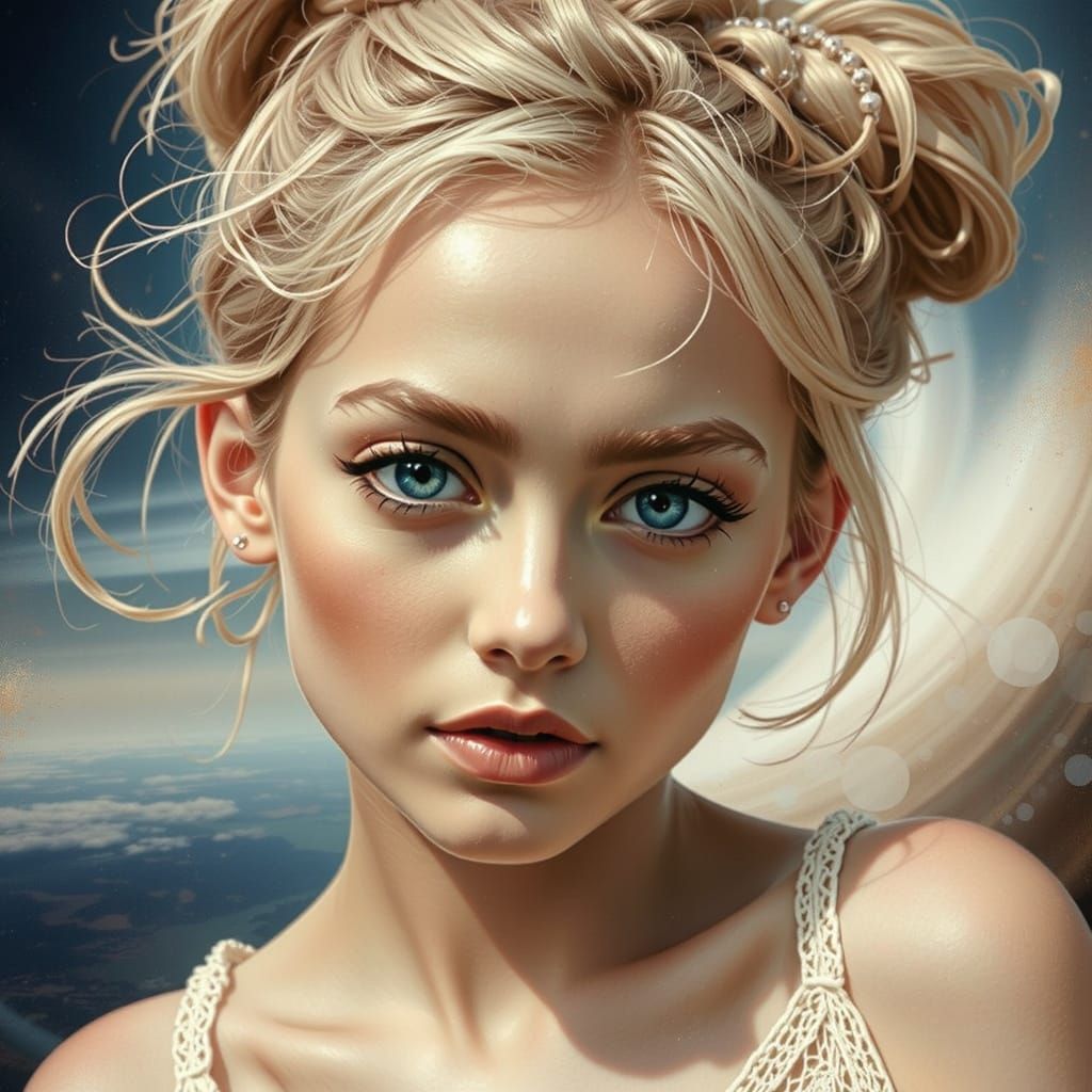 Electric Dreamscapes in Vibrant Color Fusion