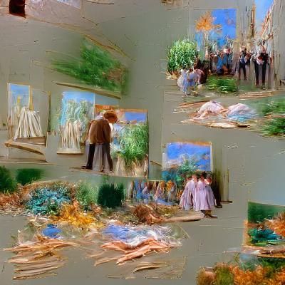 Abstract Impressionism: Unrepeatable Graphic Depiction